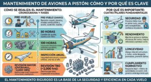 Mantenimiento de un avion a piston