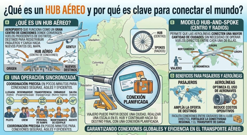 ¿Qué es un hub aéreo y por qué es clave para conectar el mundo