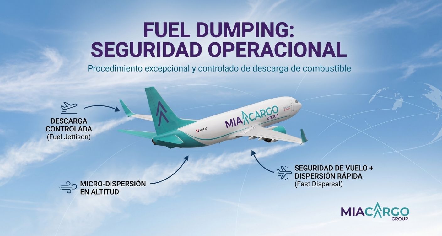 Fuel Dumping El procedimiento excepcional de descarga de combustible en pleno vuelo