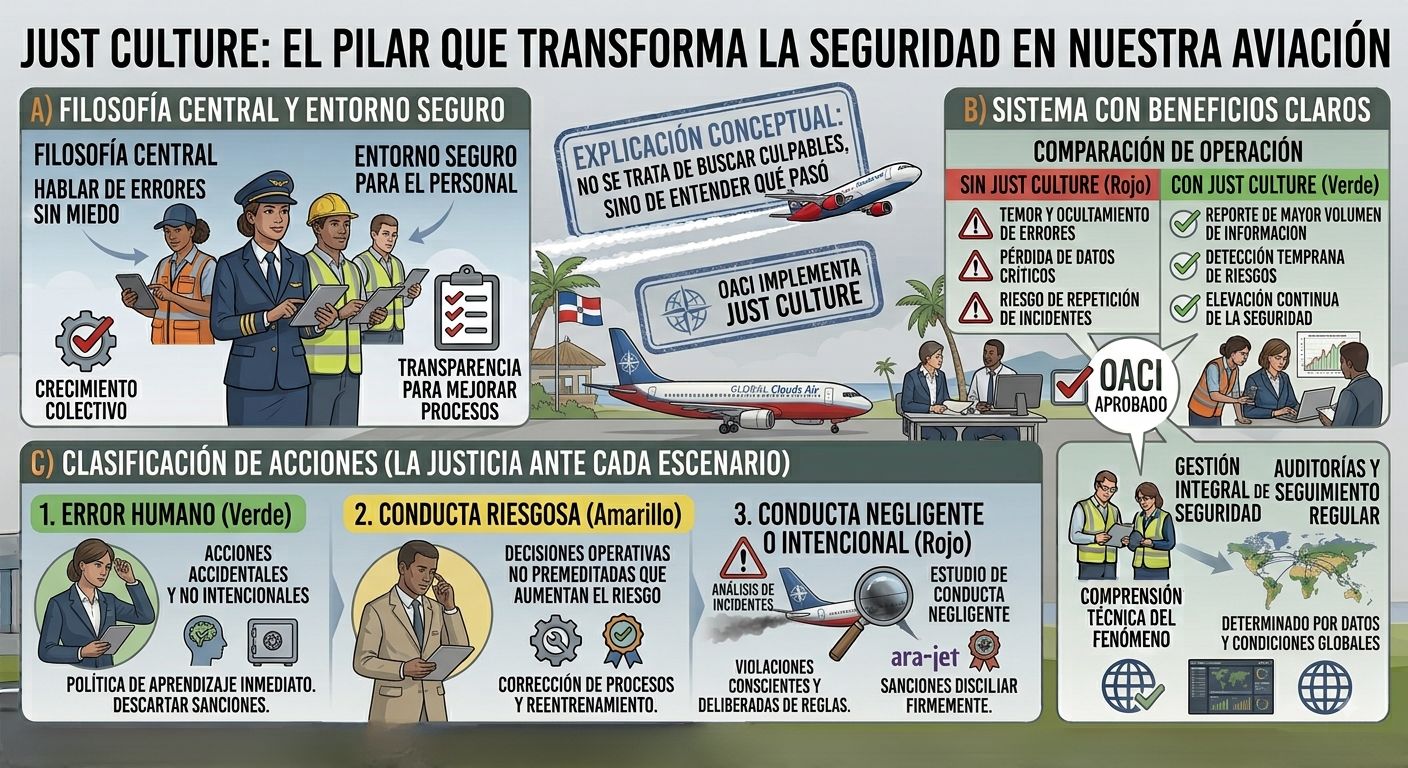 Just Culture el pilar que transforma la seguridad en nuestra aviación