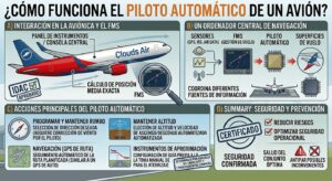 ¿Cómo funciona el piloto automático de un avión