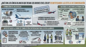 ¿Qué son las líneas blancas que dejan los aviones en el cielo Desmitificando las estelas de condensación