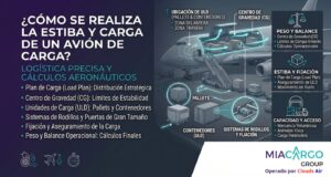 ¿Cómo se realiza la estiba y carga de un avión de carga?