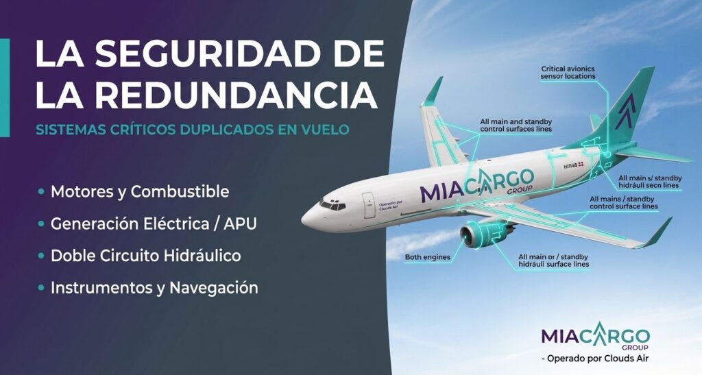 ¿Qué sistemas están duplicados en un avión