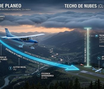 Distancia de planeo y techo de nubes dos conceptos clave