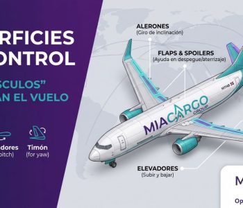 Las superficies de control: "músculos" que guían un vuelo