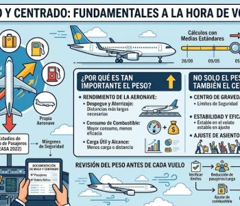 Peso y centrado fundamentales a la hora de volar