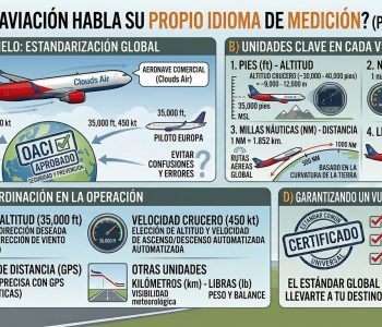 Pies, nudos y millas ¿por qué la aviación habla su propio idioma de medición