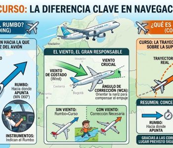 Rumbo y curso la diferencia clave que todo pasajero debería conocer sobre cómo vuela un avión