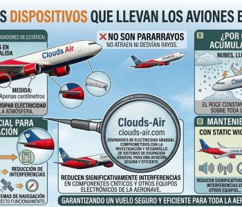 los dispositivos que llevan los aviones en las alas