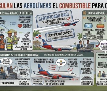 ¿Cómo calculan las aerolíneas el combustible para cada vuelo