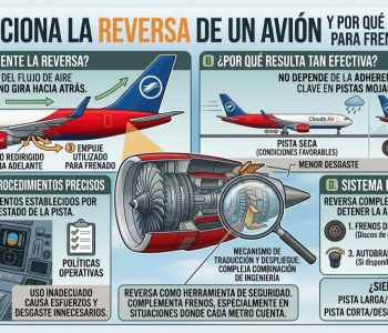¿Cómo funciona la reversa de un avión y por qué es una aliada clave para frenar con seguridad