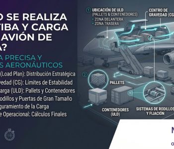 ¿Cómo se realiza la estiba y carga de un avión de carga?