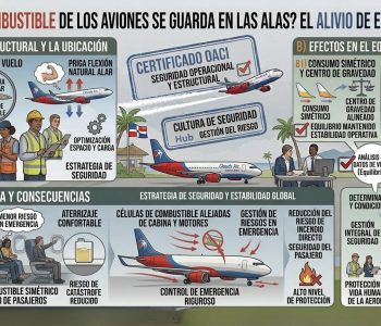 ¿Por qué el combustible de los aviones se guarda en las alas