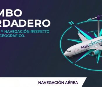 ¿Qué es el rumbo geográfico o verdadero de una aeronave