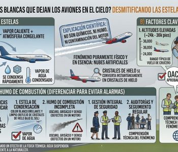 ¿Qué son las líneas blancas que dejan los aviones en el cielo Desmitificando las estelas de condensación